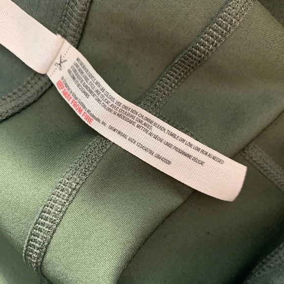 Free People Virgo‎ Cropped Legging Khaki Green - Picture 12 of 12